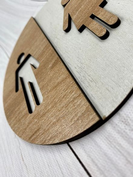 Табличка на туалет Премиум