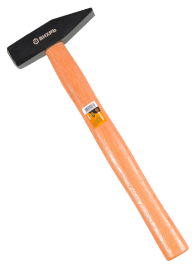 Молоток 600гр. Квадратный боёк, деревянная ручка, Вихрь