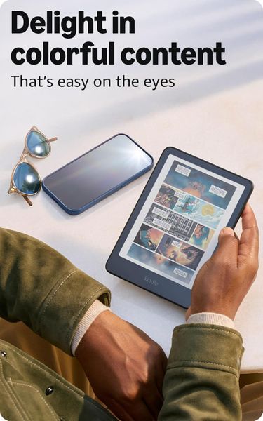 Электронная книга Amazon Kindle Colorsoft 16Gb (без рекламы) Черный | Black