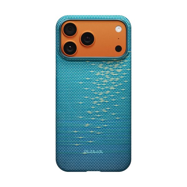 Чехол Pitaka Edge Case для iPhone 17 Pro, Лазурный | Lucid Blue