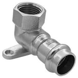 Уголок VIEIR с переходом на внутреннюю резьбу и креплением 22×3/4" VER-PRO (30/3)