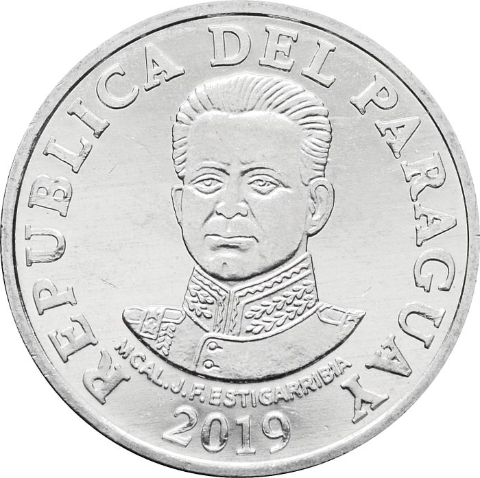 50 гуарани 2019 Парагвай