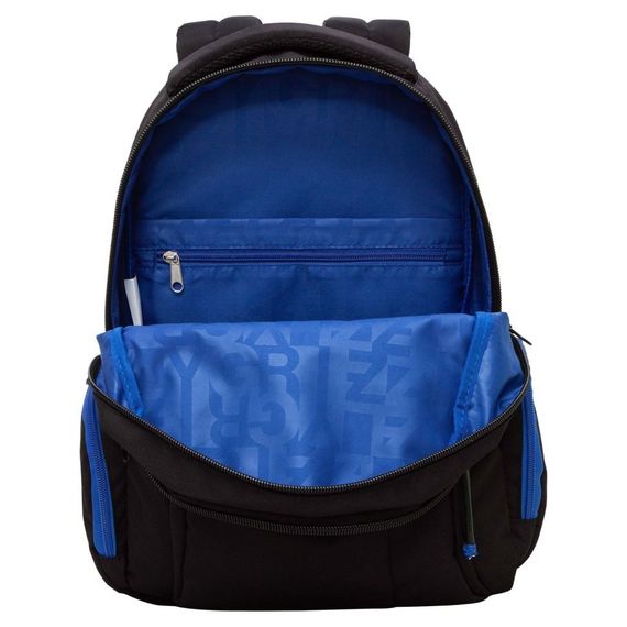 Çanta \ Bag \ RU-333-2 Рюкзак (/3 черный - синий)