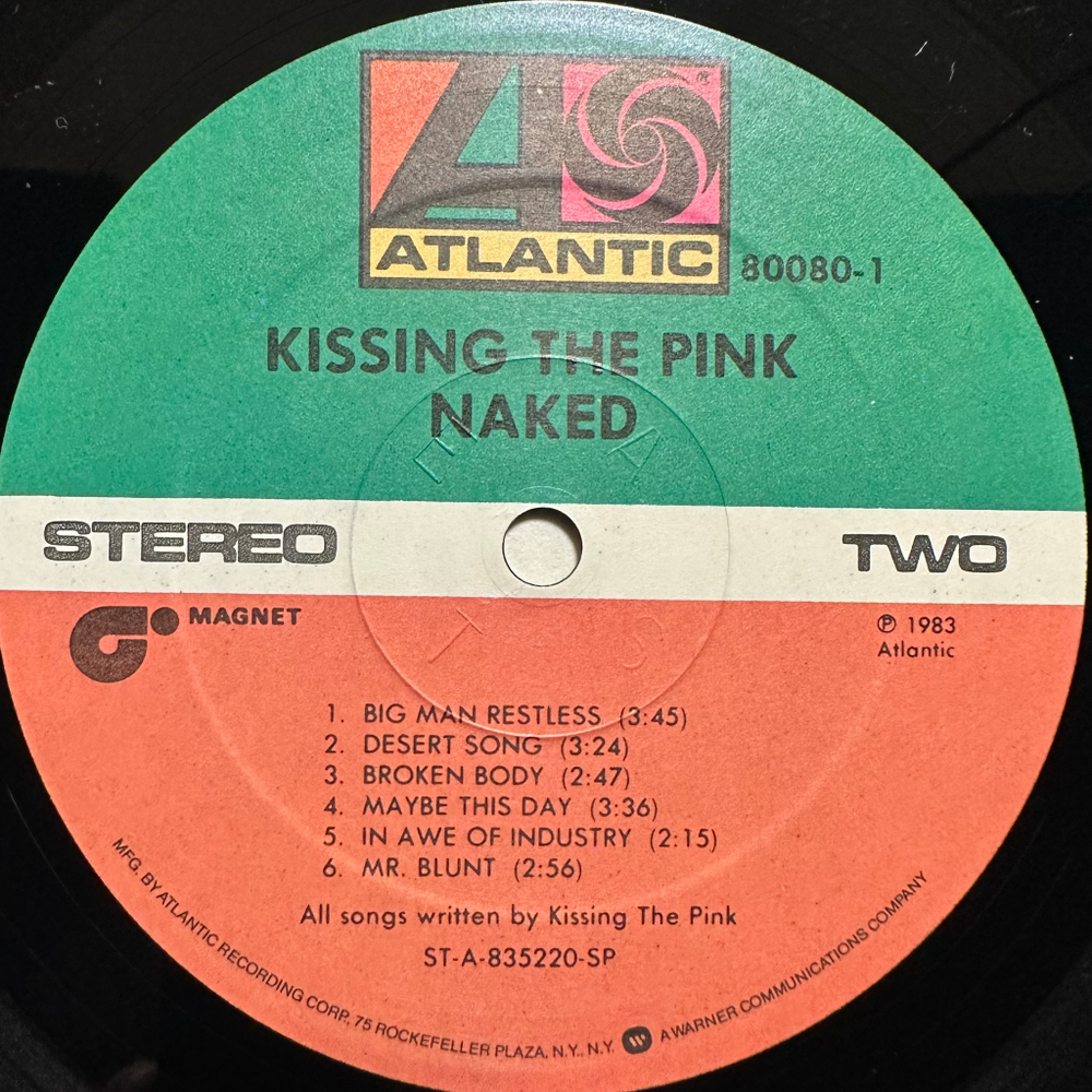 Kissing The Pink - Naked (США 1983г.)