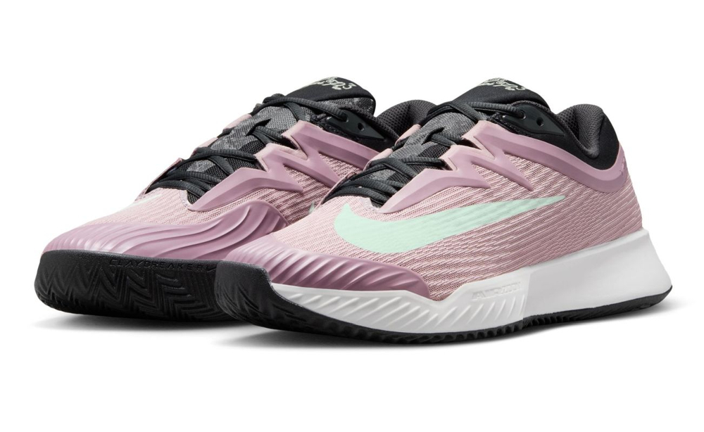 Женские Кроссовки теннисные Nike Zoom Vapor Pro 3 Clay Premium - light violet ore/barely green/anthracite