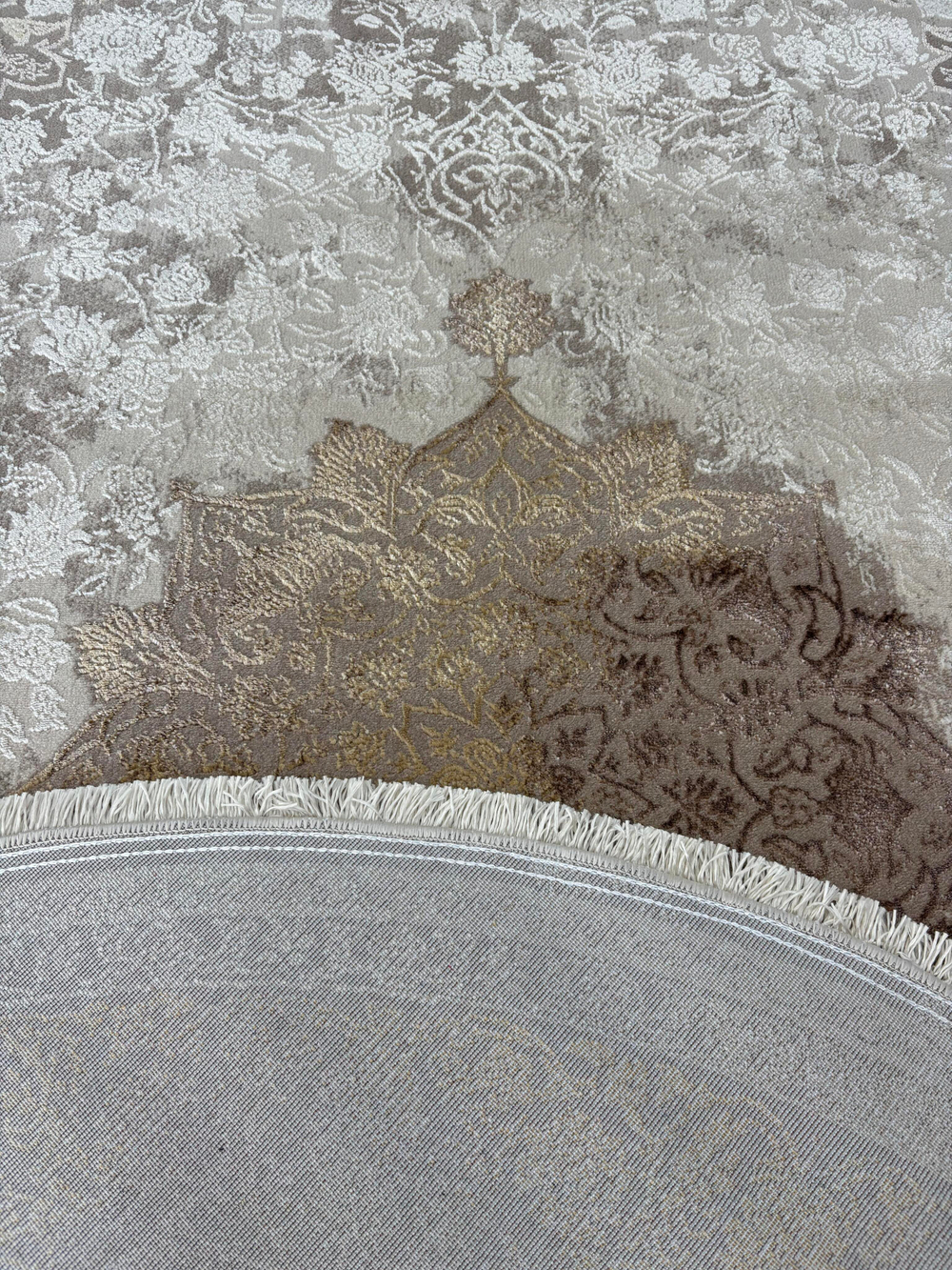 Ковер Zara Collection (160*230 см) - Tile/Mustard, орнамент/овал