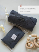 Велюровые брюки с воланами Mjölk Mist Grey