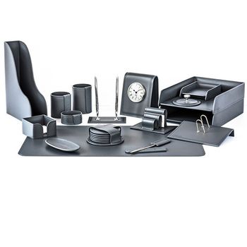 Настольный набор из кожи Cuoietto серии Business из 17 предметов (NBCCar17.1)