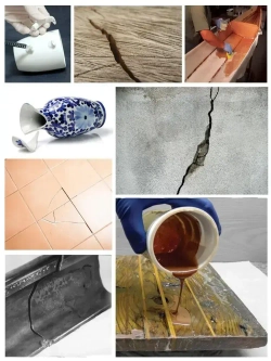 Клей эпоксидный двухкомпонентный ЭДП (эпоксидная смола с отвердителем), 280 гр