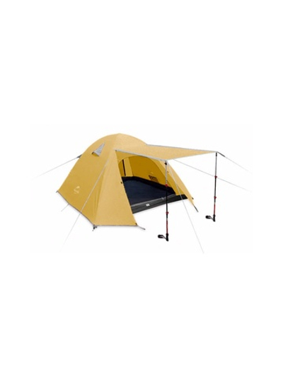 Палатка Naturehike P-Series 2-местная, алюминиевый каркас, желтая
