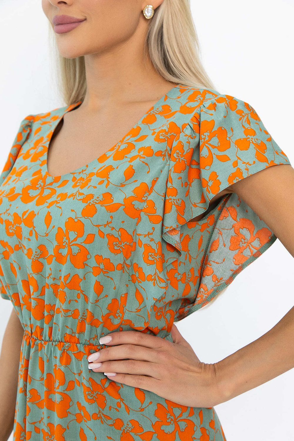 Платье Айлана (оранжевое) П13933-35М LT Collection