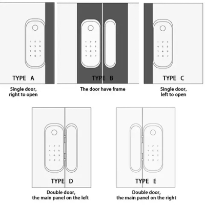 Dircode Glass накладной электронный замок