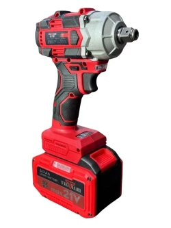 Набор 2в1 аккумуляторного инструмента TIELLIO: УШМ, Гайковерт бесщеточные 2 АКБ LI-ION 6Ач