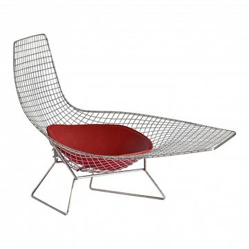 кресло Bertoia Asymmetric armchair (by Steel Arts)