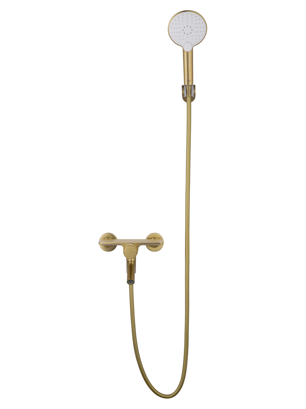 Смеситель для ванны с душем WONZON & WOGHAND CLICK, Брашированное золото (WW-FE05L221-BG)