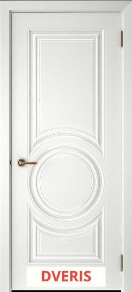 Межкомнатная дверь Скин-5 ПГ (Белая эмаль)