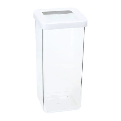 Емкость для сыпучих продуктов СТЕП 1,4л 10х21см Белый