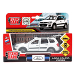 Модель ин. мет. "Lada Kalina Cross" 12см. белый, коробка SB-16-46-N(WT)-WB (Технопарк)