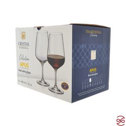 Набор бокалов для вина Crystalite Bohemia APUS 450 мл (6 шт)