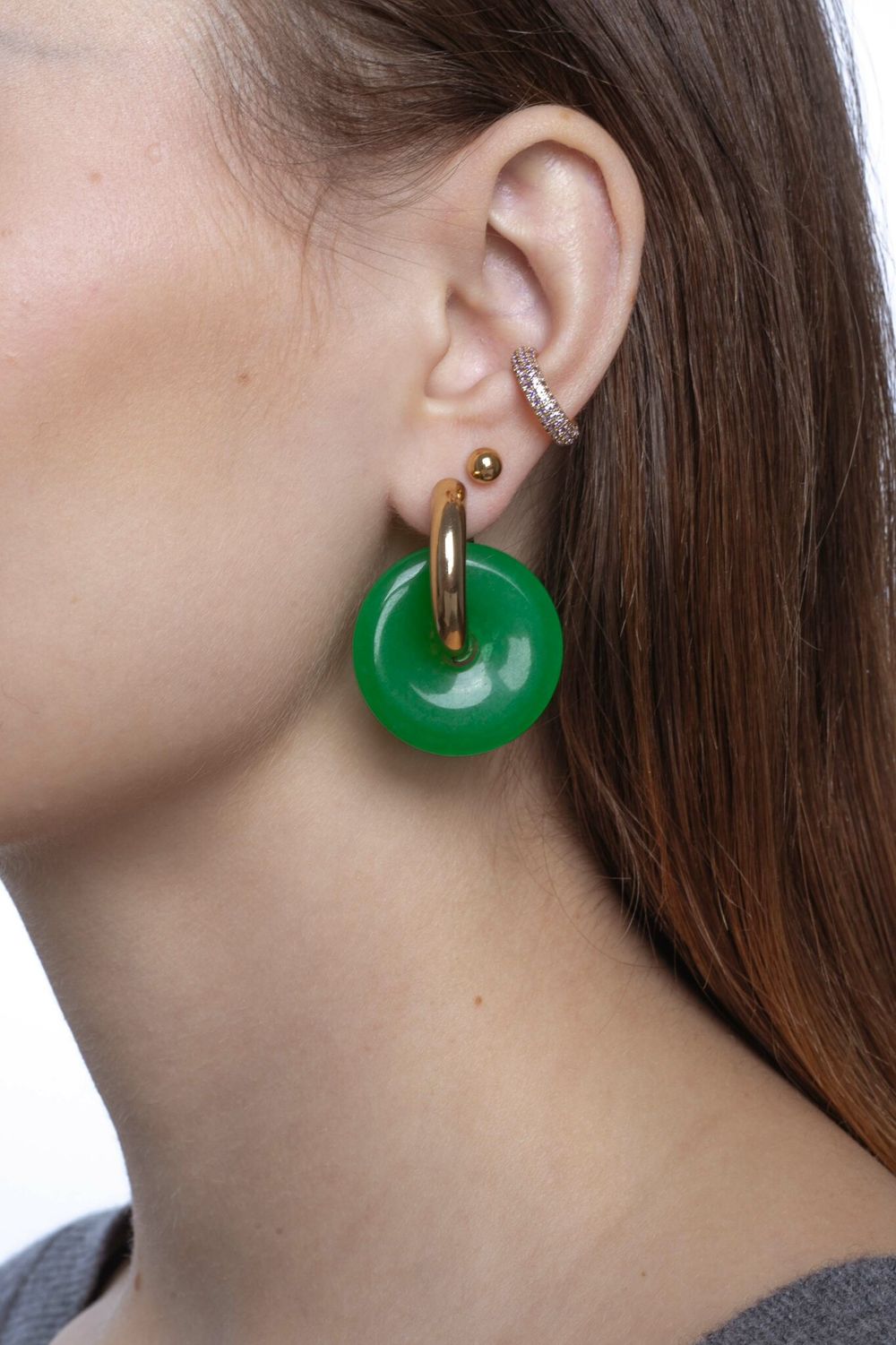 Подвеска Пончик из камня 30 мм Подвеска Пончик из камня 30 мм