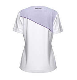 Женская теннисная футболка Head Tie-Break - white/purple