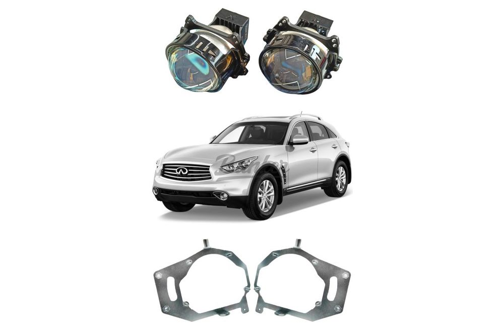 Комплект для замены штатных линз с AFL Infiniti FX S51 2008-2013
