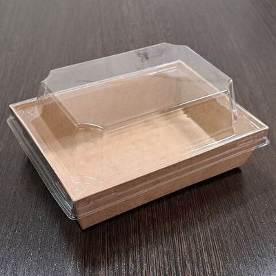 Контейнер бумажный Ant Box Kraft с крышкой 400 мл 9- 12 (85x120x68) 1/600
