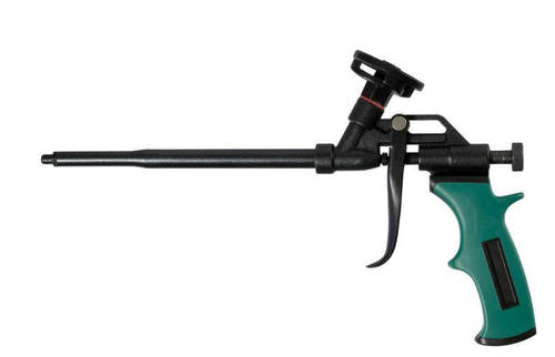 Пистолет д/пены  NAGAN 220 корпус тефлоновый, прорезинененная рукоятка. На блистере