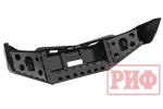 Бампер силовой передний Mitsubishi L200 2005-2015/Pajero Sport 2009-2015 с доп.фарами и защитой бачка омывателя РИФ
