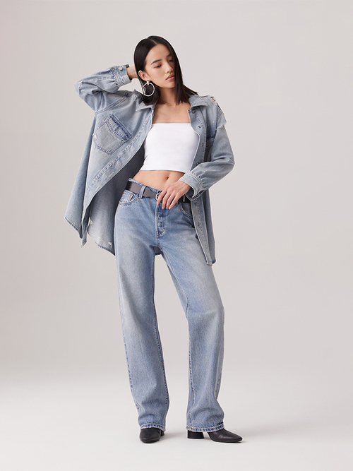 Классические женские прямые джинсы Levi's 501 Straight A1959-0050