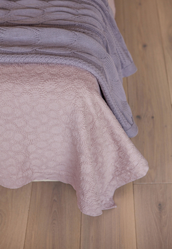 Покрывало 220x240 Luxberry Moss дымчато-розовое