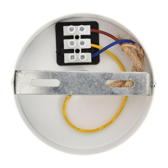 8367/1B ECO LN белый/бежевый, цемент/металл/джутовый шнур Подвес E27 LED 10W 220V BOHO