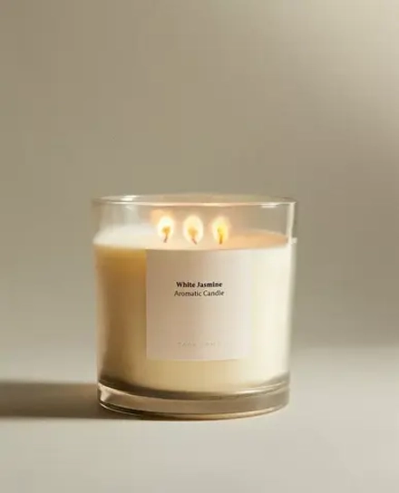 ZARA HOME Ароматическая свеча с запахом белого жасмина (620 Г)