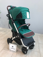 Коляска прогулочная Babalo 2024 Изумрудный текстиль на белой раме