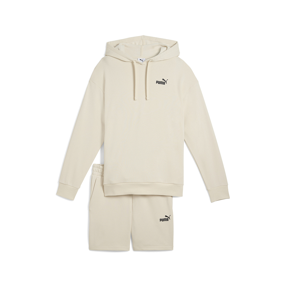 Женский спортивный костюм PUMA Short Hooded Relaxed 7" Sweat Suit