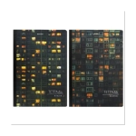 Тетрадь А-4 96л. клетка, сшивка с корешком, обложка картон BRAUBERG