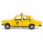 Модель ин. мет. "Ваз-2107. Полиция" 12см, дв, баг, желтый, коробка 2107-12SLPOL-YE (Технопарк)