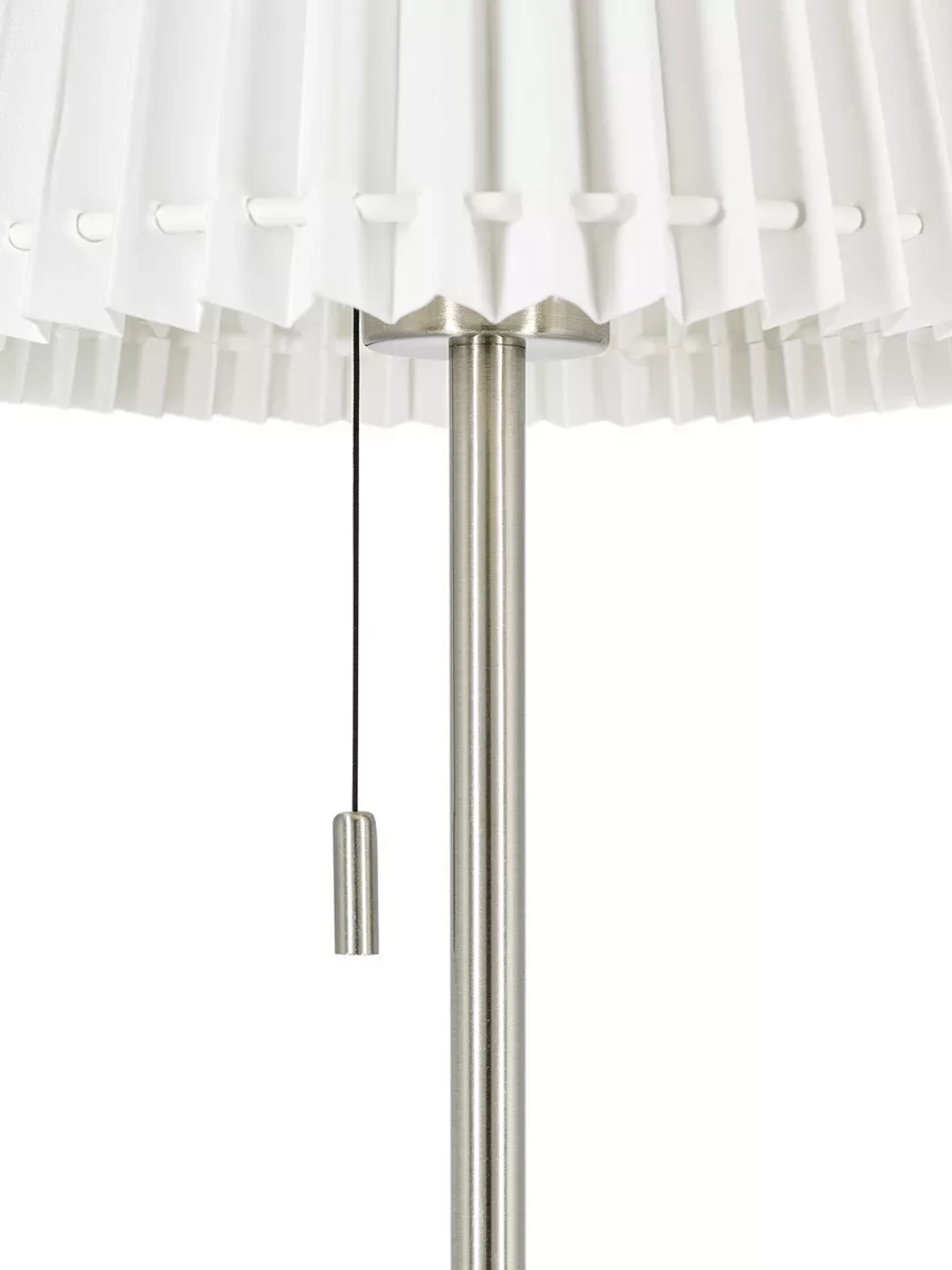 Торшер настольный с абажуром из ткани