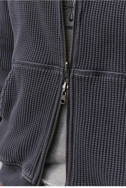 Худи Двухсторонний Nothomme Monterest vintage waffle knit reversible relaxed fit hooded