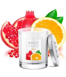 Цитрус, ароматическая свеча, Bago home
