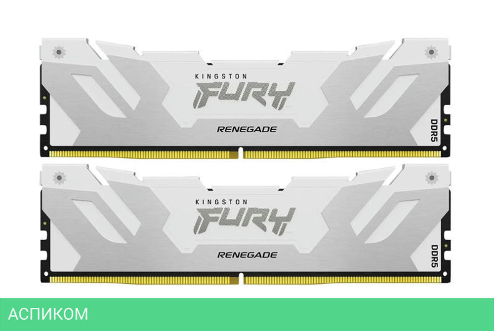 Оперативная память Kingston Fury Renegade White XMP 32Gb DDR5 (KF564C32RW-32)