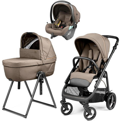 Коляска Peg Perego Veloce New Belvedere Lounge 3 в 1 Pine Bark