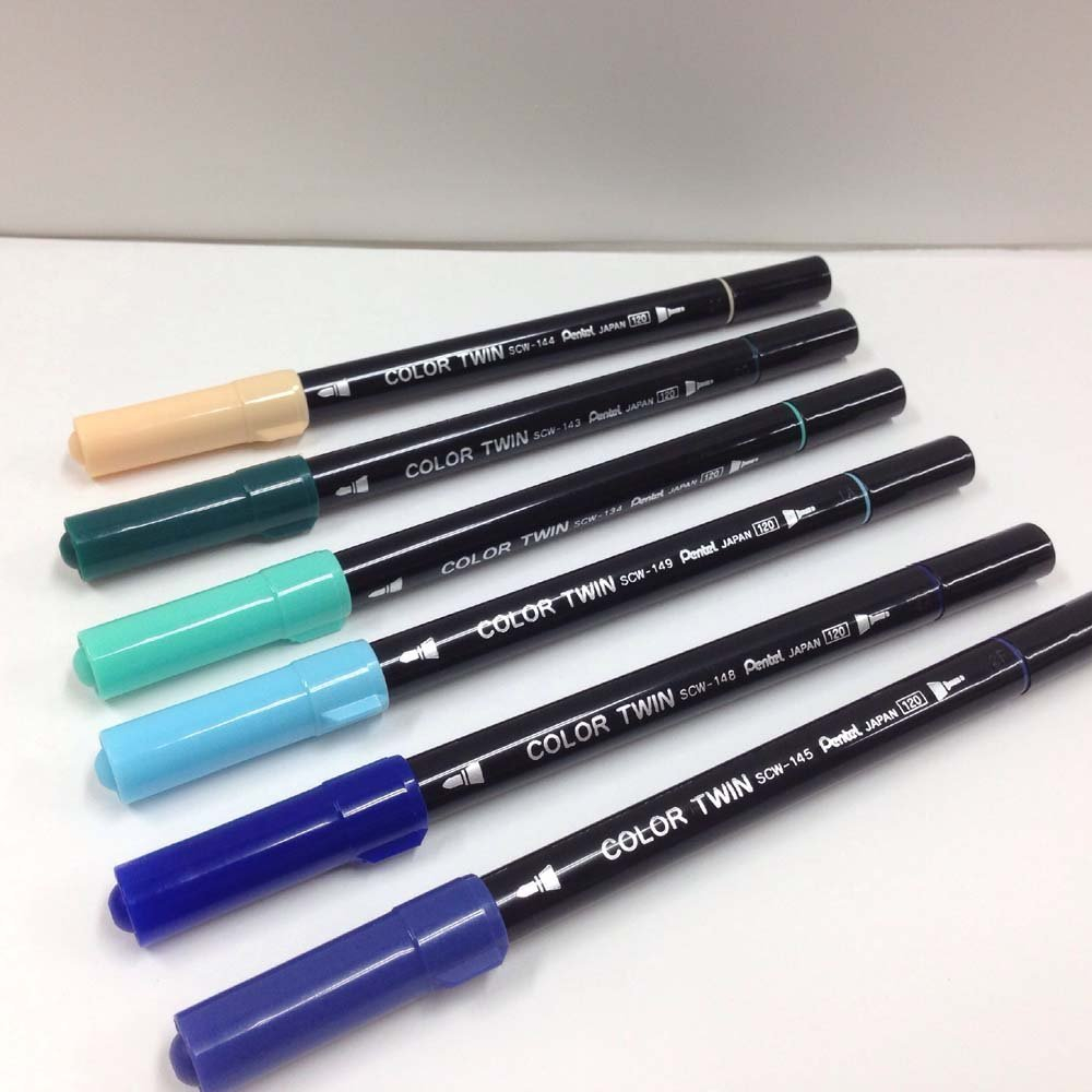 Ручки Pentel Color Twin (36 шт.)