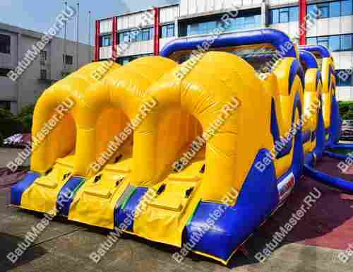 Коммерческая надувная полоса препятствий "Зона экстрима" 20*4*5,5 м