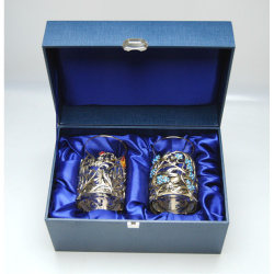 Футляр для 2-х  подстаканников без ложечек