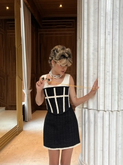 Юбка-мини из твида