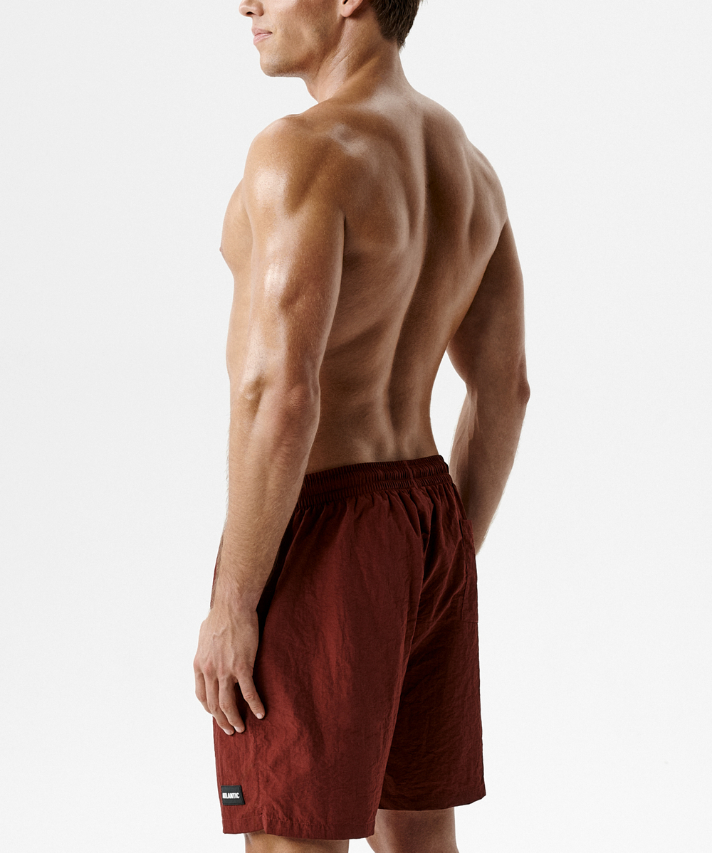 Пляжные шорты мужские Atlantic, 1 шт. в уп., нейлон, охра, KMB-225