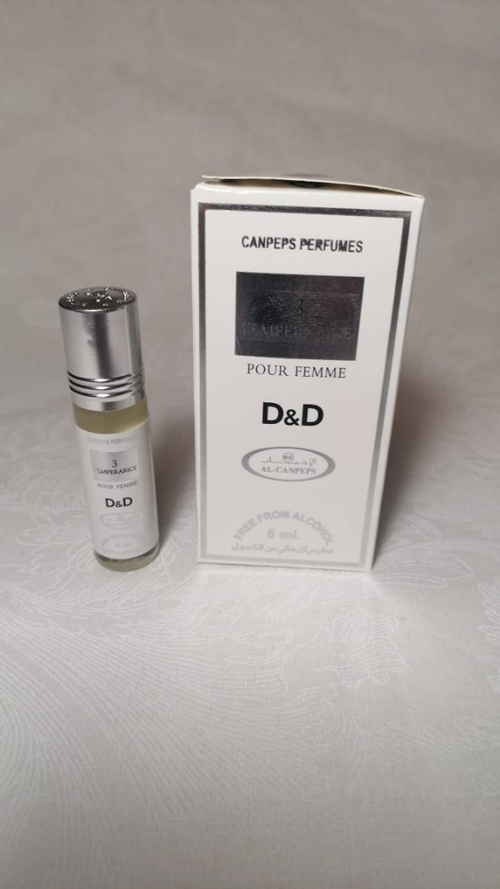 Духи масляные мужские D&D Pour Femme, 6 мл