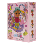 Куколка OLY в парике в чемоданчике на кодовом замке. Девочка 8см, арт.3381-1 (Bondibon)