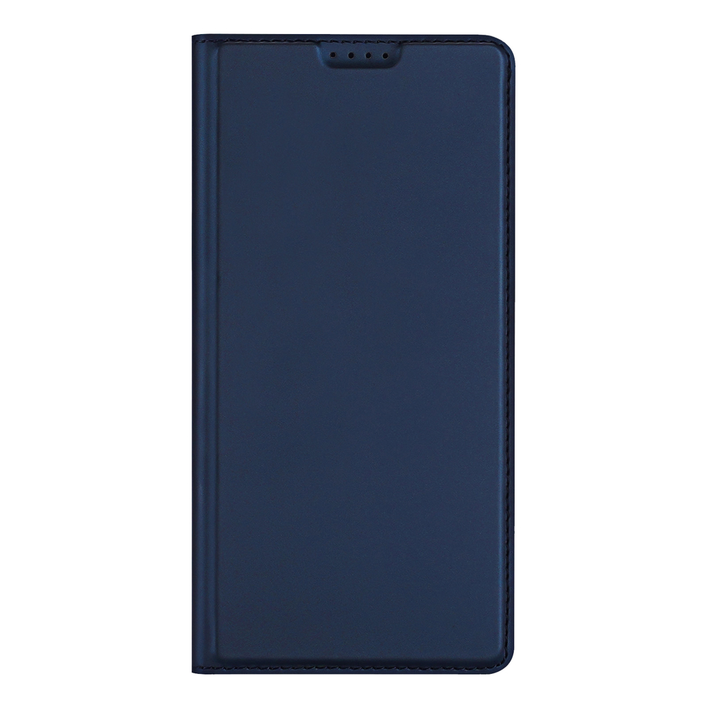 Чехол книжка из PU кожи синего цвета от Dux Ducis для Google Pixel 10 и 10 Pro, серия Skin Pro Series Case